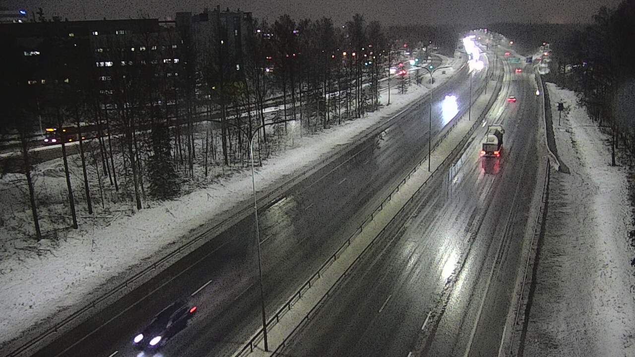 Weather Camera Image Road 4 Oulu, Kontinkangas, Oulu, Pohjois-Pohjanmaa