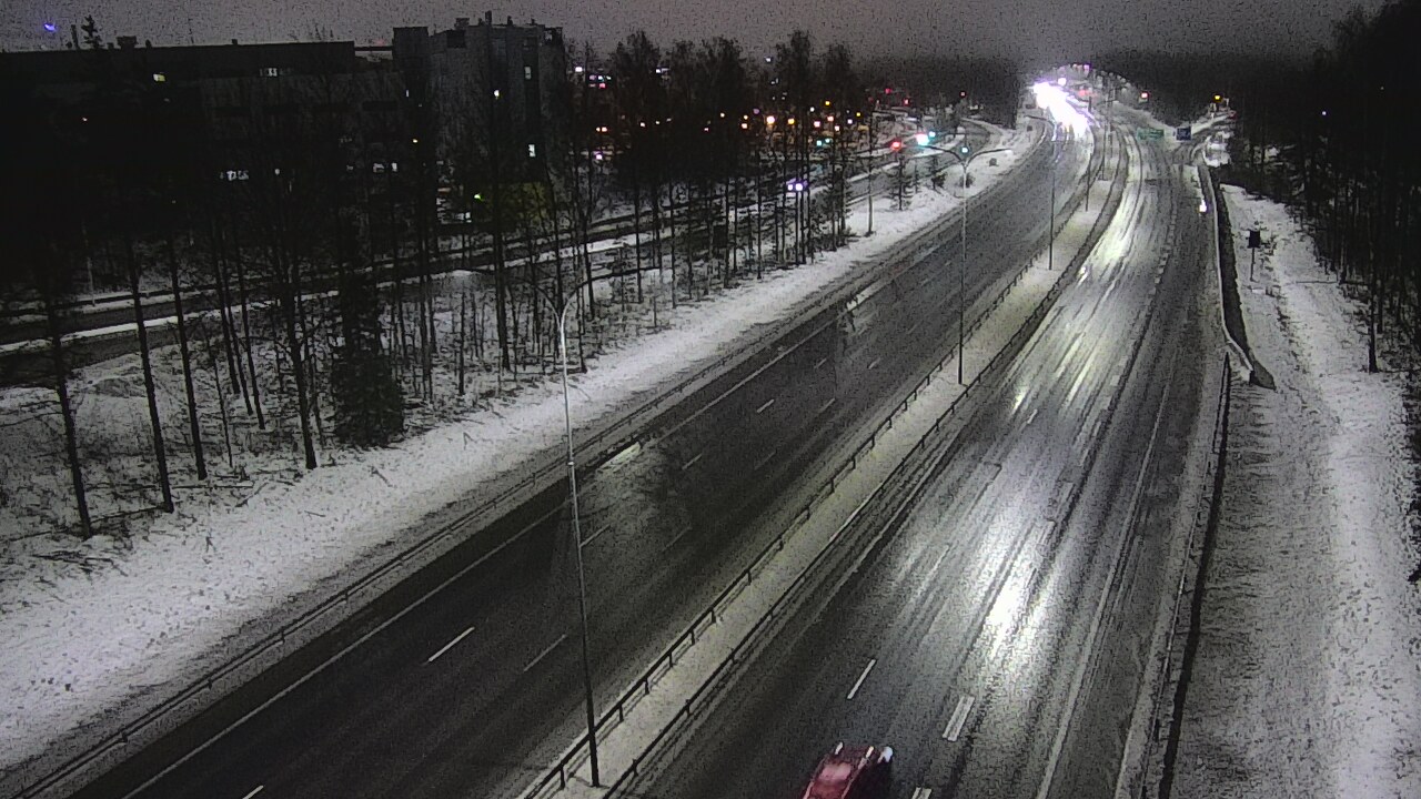 Weather Camera Image Road 4 Oulu, Kontinkangas, Oulu, Pohjois-Pohjanmaa