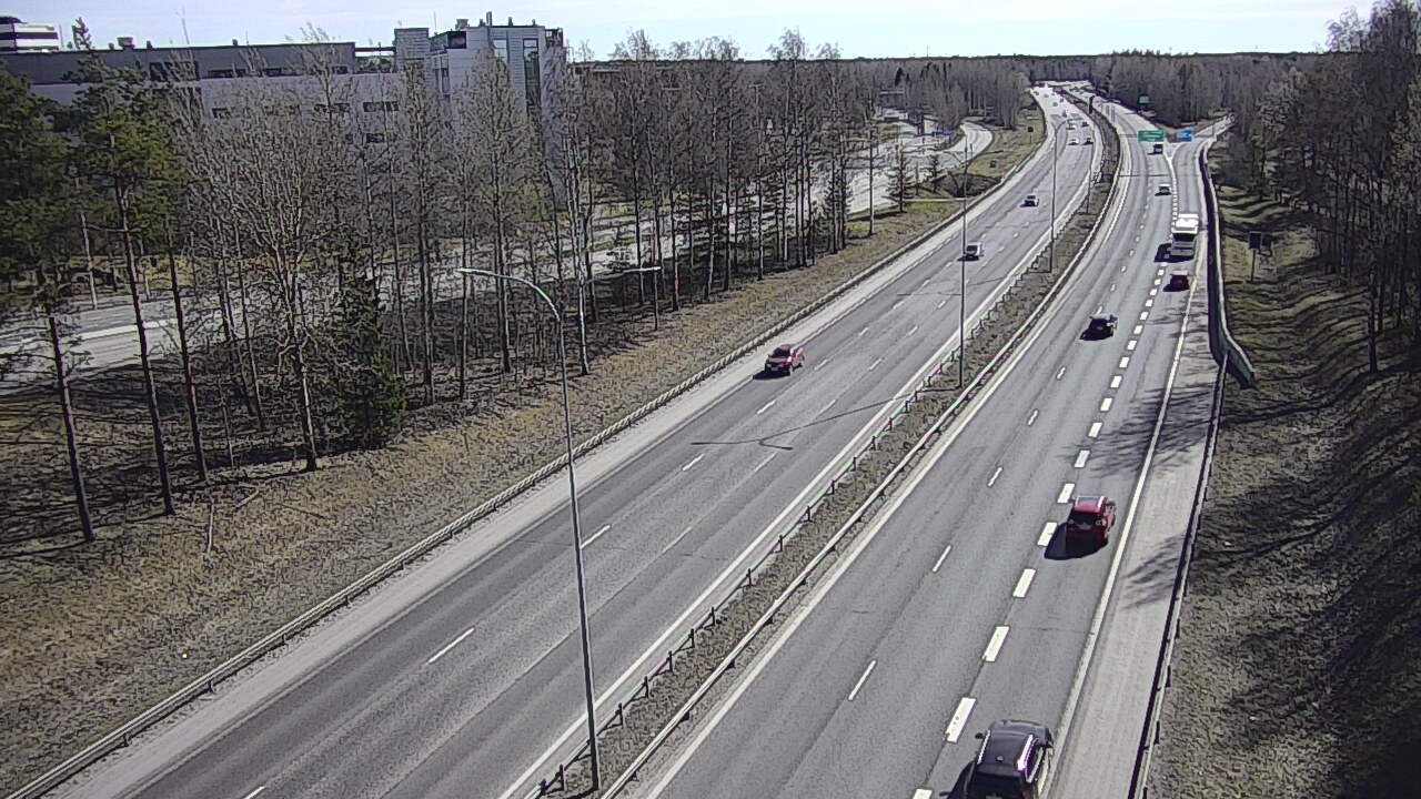 Weather Camera Image Väg 4 Uleåborg, Kontinkangas, Oulu, Pohjois-Pohjanmaa