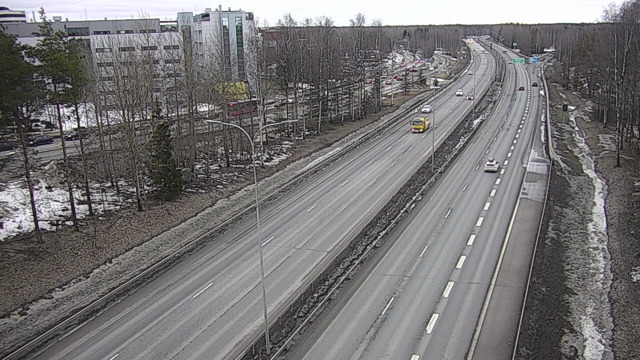 Weather Camera Image Väg 4 Uleåborg, Kontinkangas, Oulu, Pohjois-Pohjanmaa