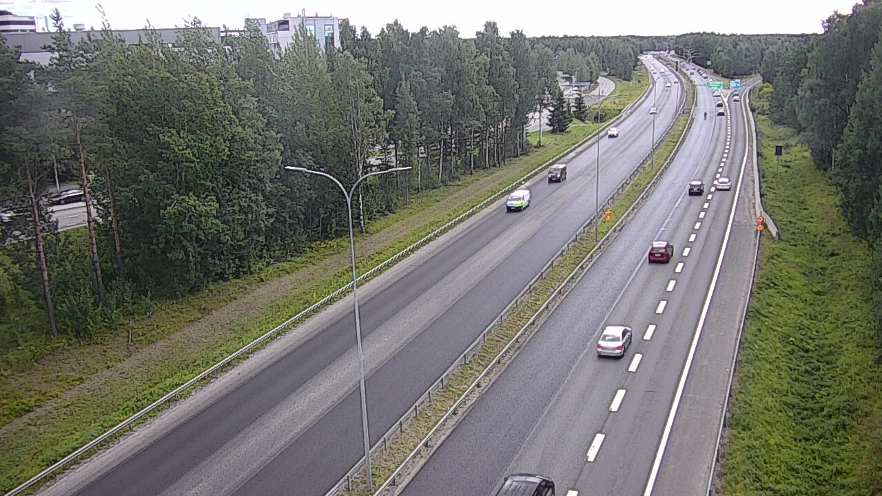 Kelikamerat Kuva Tie 4 Oulu, Kontinkangas, Oulu, Pohjois-Pohjanmaa