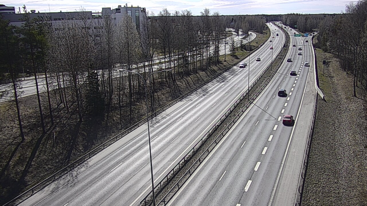 Weather Camera Image Road 4 Oulu, Kontinkangas, Oulu, Pohjois-Pohjanmaa