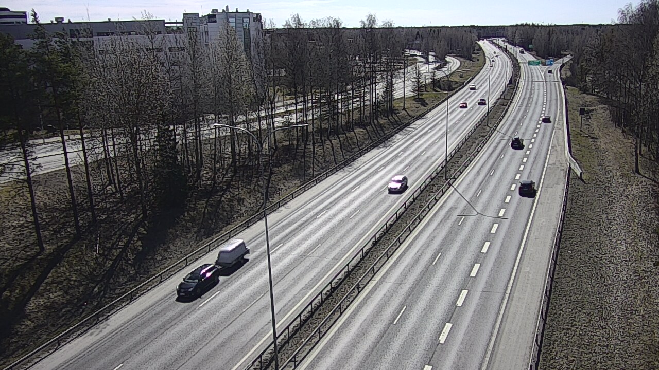 Weather Camera Image Väg 4 Uleåborg, Kontinkangas, Oulu, Pohjois-Pohjanmaa