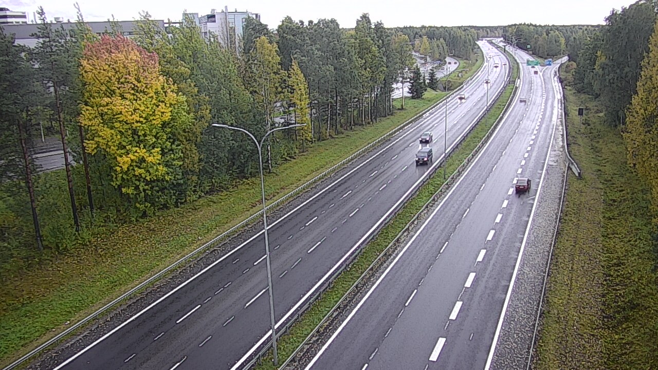 Weather Camera Image Road 4 Oulu, Kontinkangas, Oulu, Pohjois-Pohjanmaa