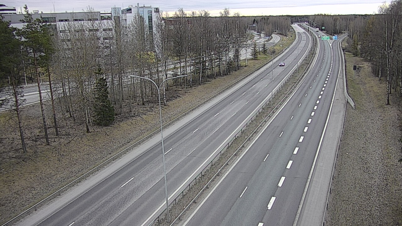 Weather Camera Image Road 4 Oulu, Kontinkangas, Oulu, Pohjois-Pohjanmaa
