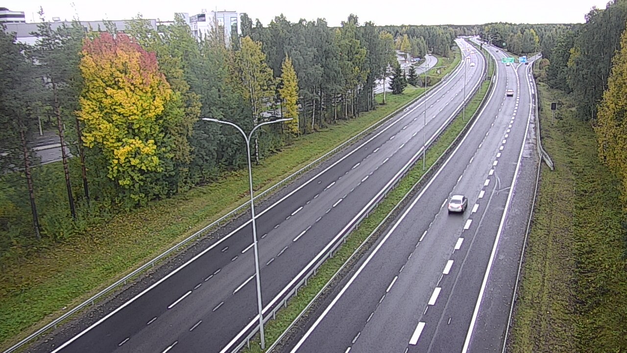 Weather Camera Image Road 4 Oulu, Kontinkangas, Oulu, Pohjois-Pohjanmaa