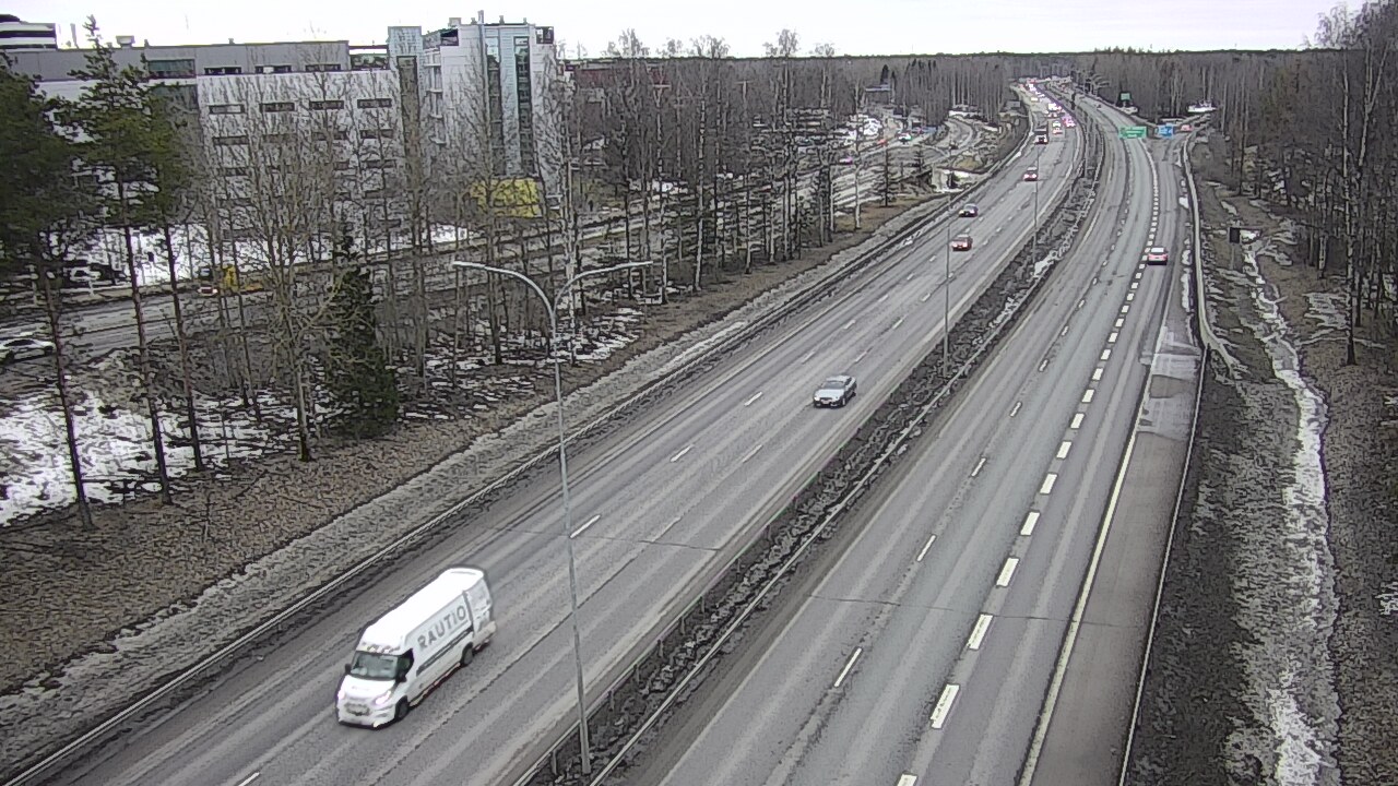 Weather Camera Image Väg 4 Uleåborg, Kontinkangas, Oulu, Pohjois-Pohjanmaa