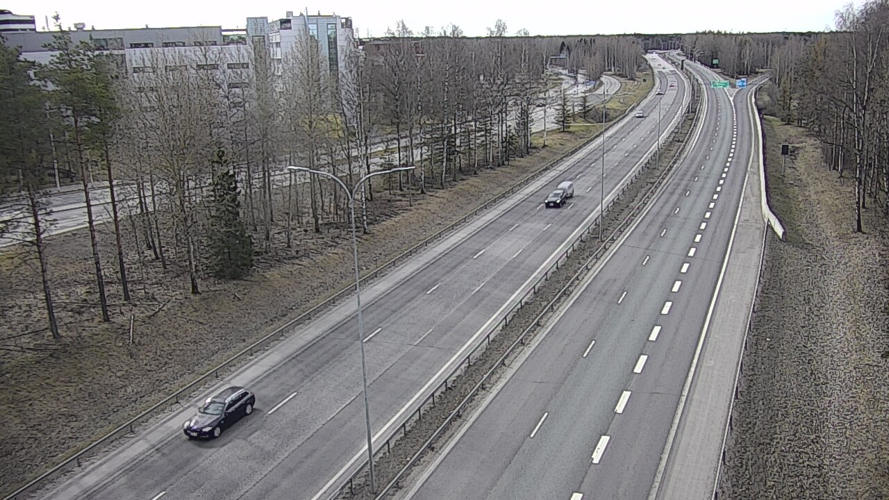 Weather Camera Image Väg 4 Uleåborg, Kontinkangas, Oulu, Pohjois-Pohjanmaa