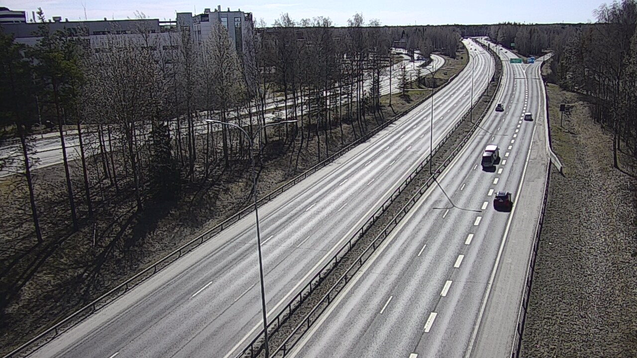Weather Camera Image Väg 4 Uleåborg, Kontinkangas, Oulu, Pohjois-Pohjanmaa