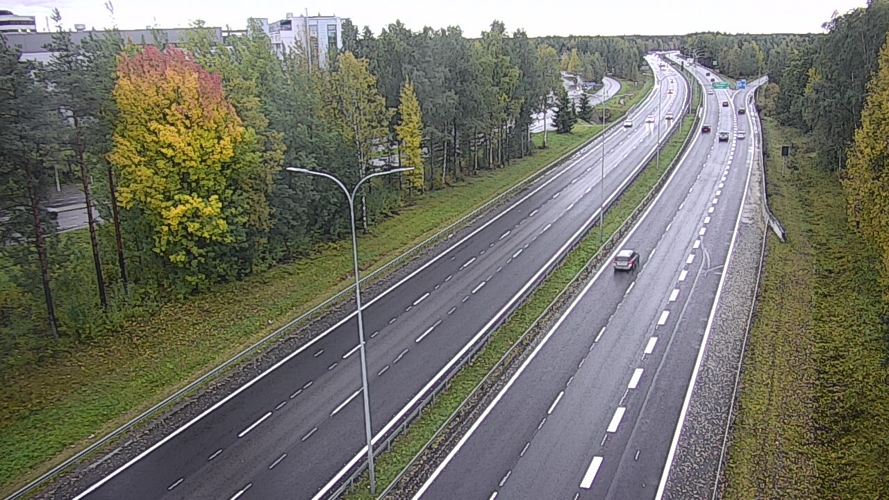 Weather Camera Image Road 4 Oulu, Kontinkangas, Oulu, Pohjois-Pohjanmaa