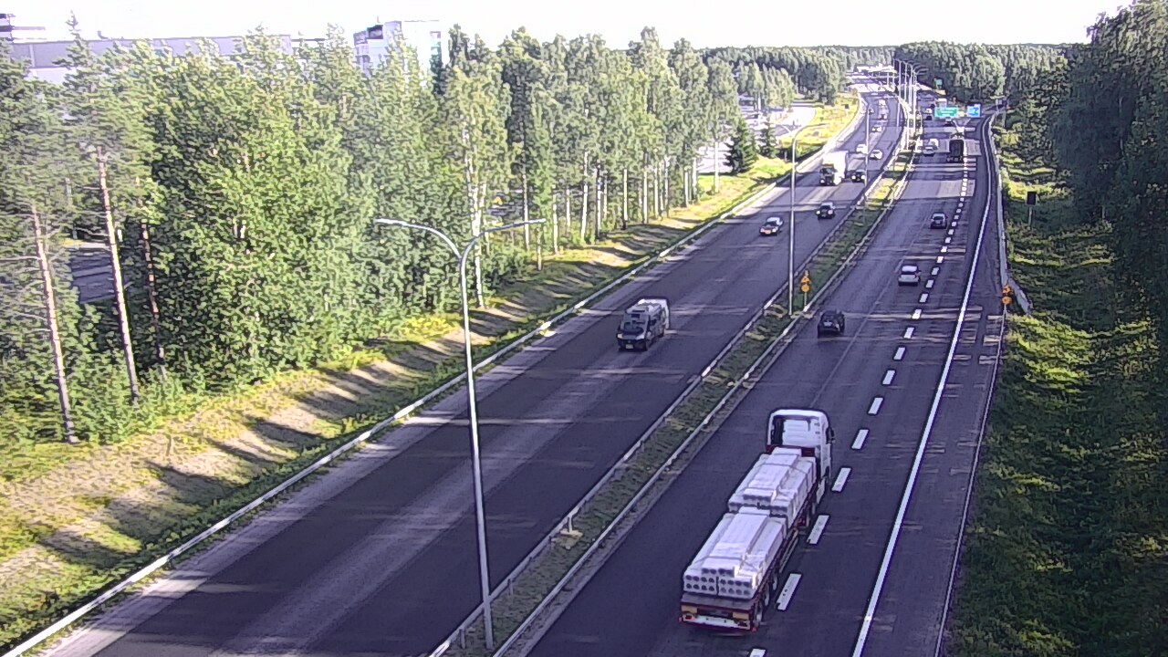 Kelikamerat Kuva Tie 4 Oulu, Kontinkangas, Oulu, Pohjois-Pohjanmaa