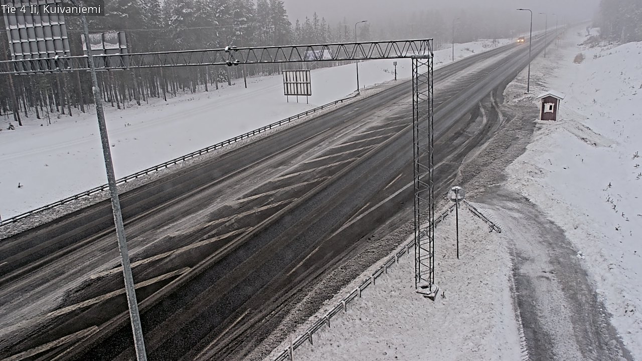 Weather Camera Image Väg 4 Ii, Kuivaniemi, Ii, Pohjois-Pohjanmaa