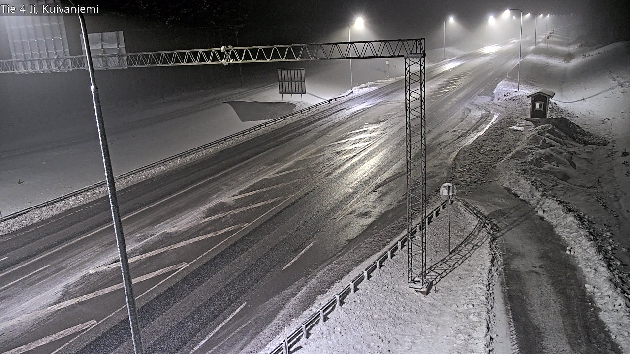 Weather Camera Image Väg 4 Ii, Kuivaniemi, Ii, Pohjois-Pohjanmaa