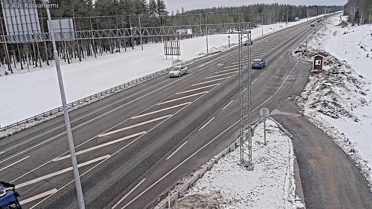 Weather Camera Image Väg 4 Ii, Kuivaniemi, Ii, Pohjois-Pohjanmaa