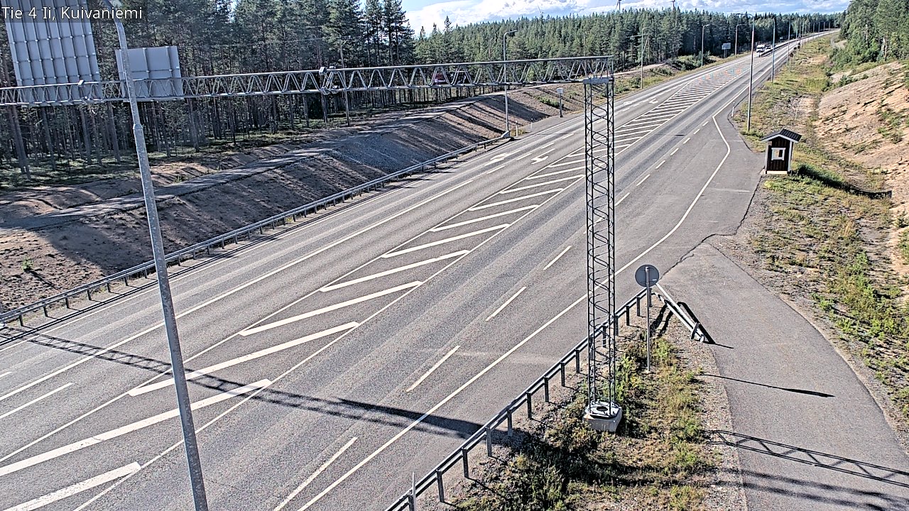 Weather Camera Image Väg 4 Ii, Kuivaniemi, Ii, Pohjois-Pohjanmaa