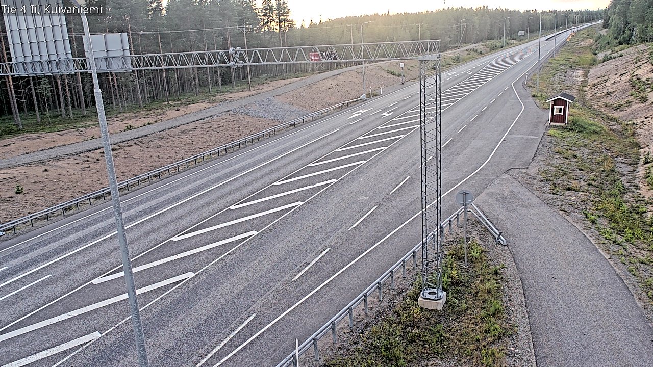Weather Camera Image Väg 4 Ii, Kuivaniemi, Ii, Pohjois-Pohjanmaa