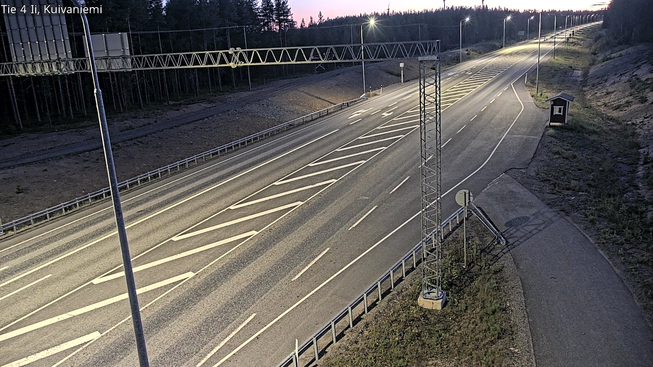 Weather Camera Image Väg 4 Ii, Kuivaniemi, Ii, Pohjois-Pohjanmaa