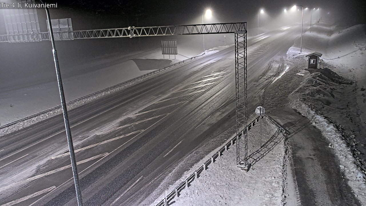 Weather Camera Image Väg 4 Ii, Kuivaniemi, Ii, Pohjois-Pohjanmaa