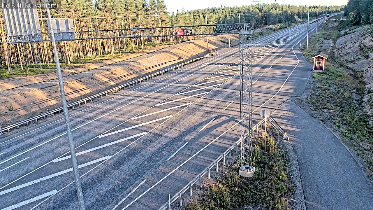 Weather Camera Image Väg 4 Ii, Kuivaniemi, Ii, Pohjois-Pohjanmaa