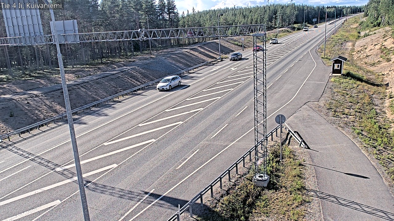 Weather Camera Image Väg 4 Ii, Kuivaniemi, Ii, Pohjois-Pohjanmaa