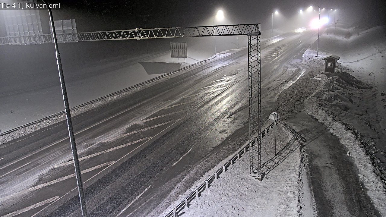 Weather Camera Image Väg 4 Ii, Kuivaniemi, Ii, Pohjois-Pohjanmaa