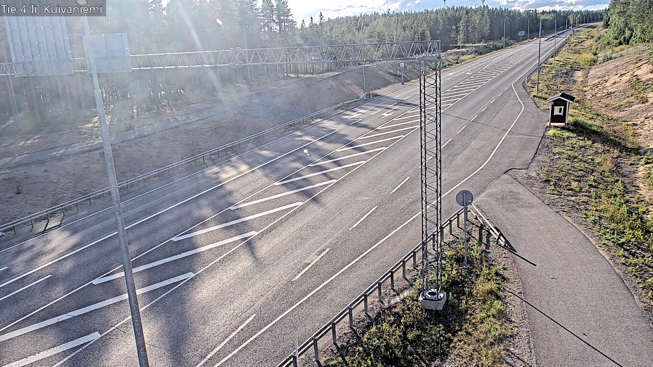 Weather Camera Image Väg 4 Ii, Kuivaniemi, Ii, Pohjois-Pohjanmaa