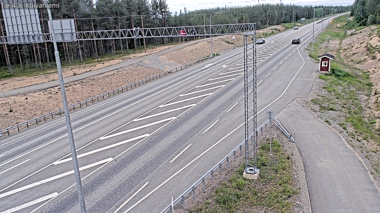 Weather Camera Image Väg 4 Ii, Kuivaniemi, Ii, Pohjois-Pohjanmaa