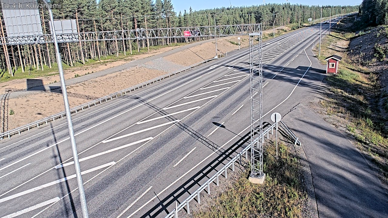 Weather Camera Image Väg 4 Ii, Kuivaniemi, Ii, Pohjois-Pohjanmaa