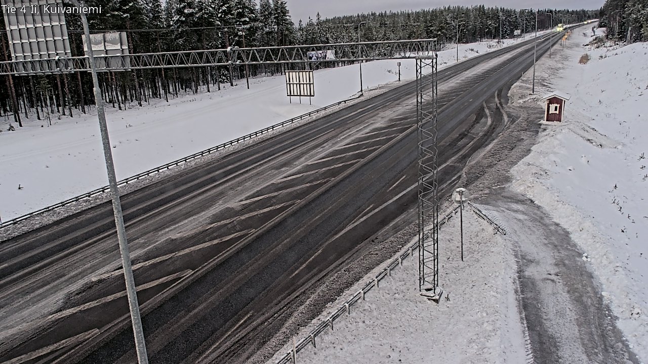 Weather Camera Image Väg 4 Ii, Kuivaniemi, Ii, Pohjois-Pohjanmaa
