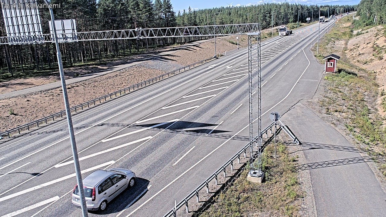 Weather Camera Image Väg 4 Ii, Kuivaniemi, Ii, Pohjois-Pohjanmaa