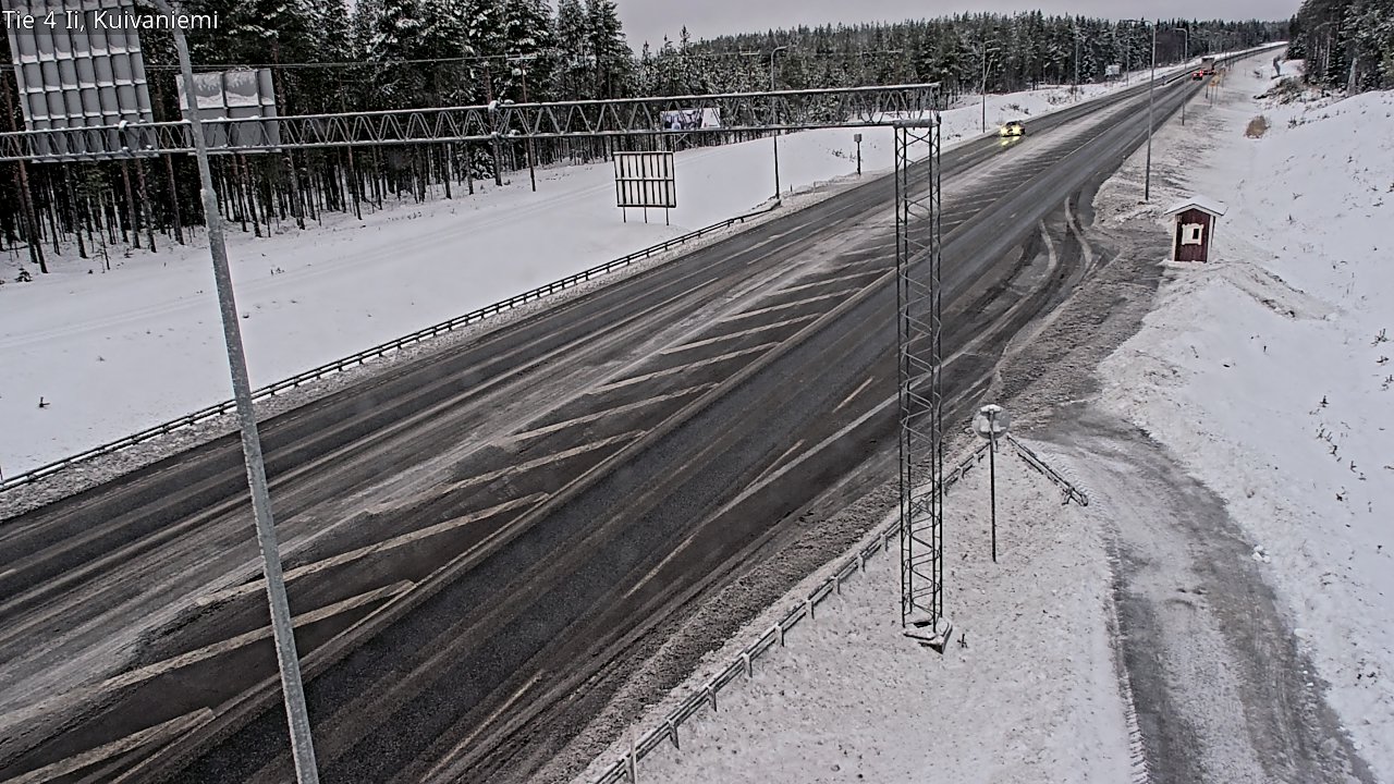 Weather Camera Image Väg 4 Ii, Kuivaniemi, Ii, Pohjois-Pohjanmaa