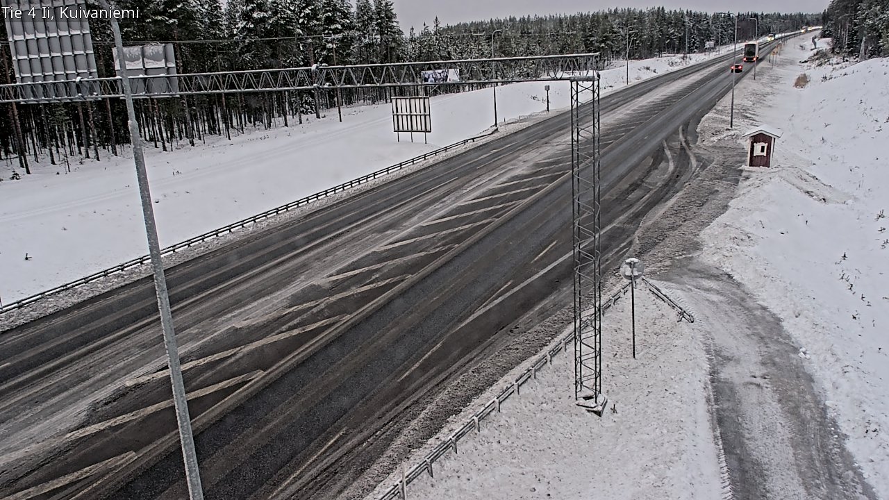 Weather Camera Image Väg 4 Ii, Kuivaniemi, Ii, Pohjois-Pohjanmaa