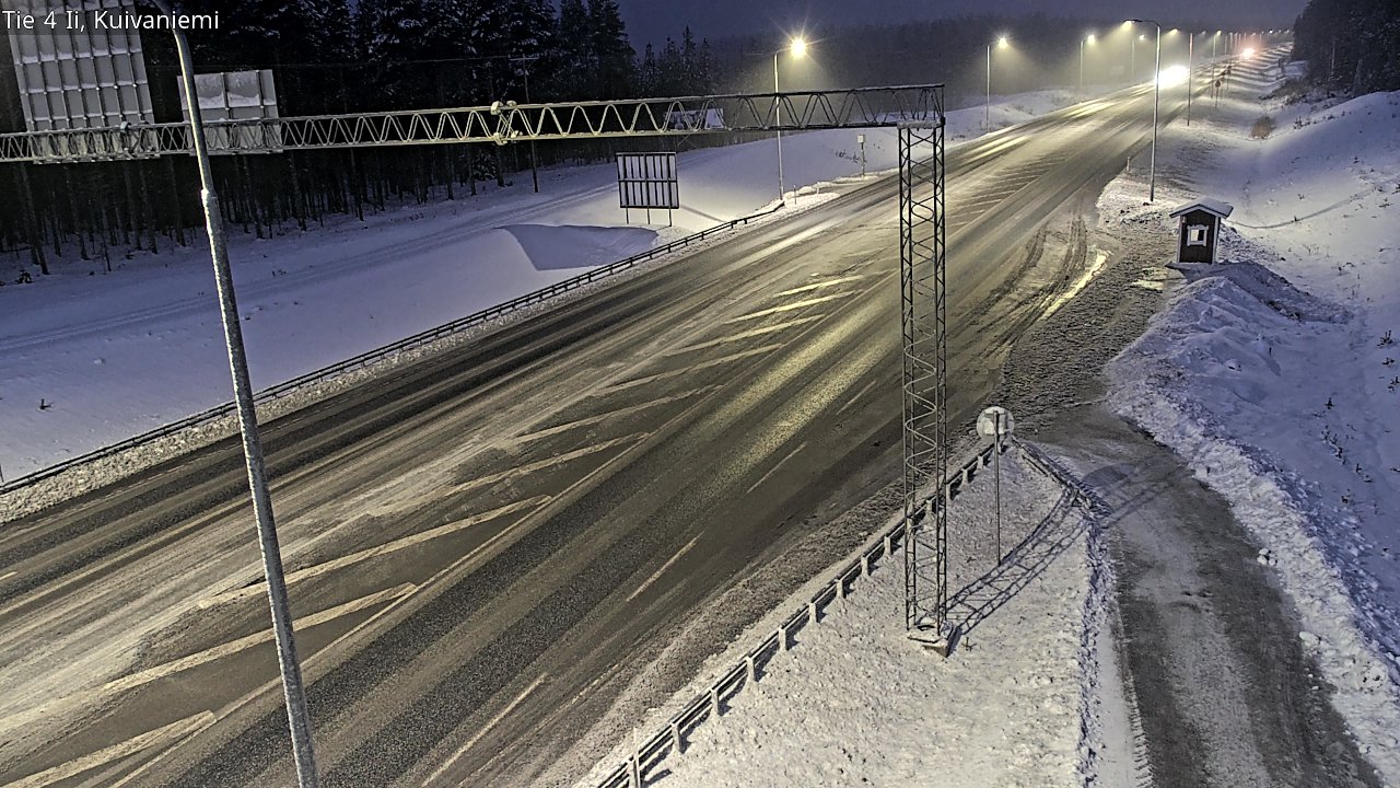 Weather Camera Image Väg 4 Ii, Kuivaniemi, Ii, Pohjois-Pohjanmaa