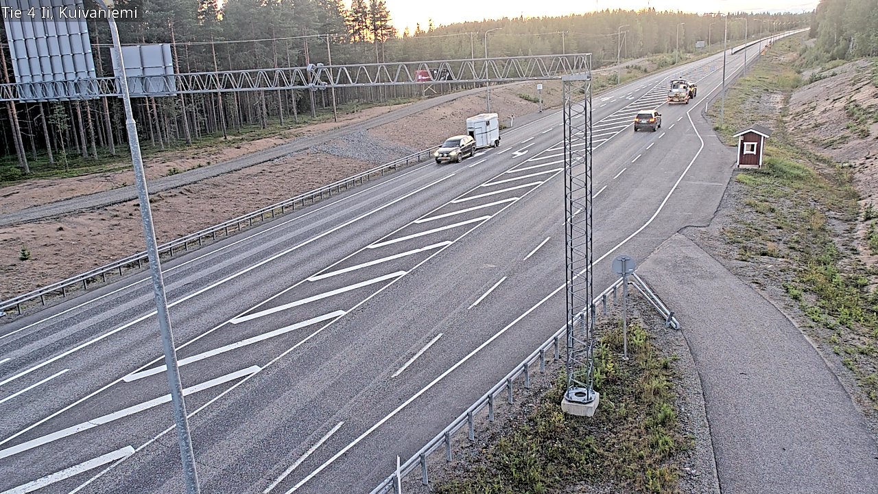 Weather Camera Image Väg 4 Ii, Kuivaniemi, Ii, Pohjois-Pohjanmaa
