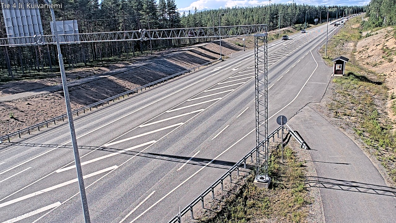 Weather Camera Image Väg 4 Ii, Kuivaniemi, Ii, Pohjois-Pohjanmaa