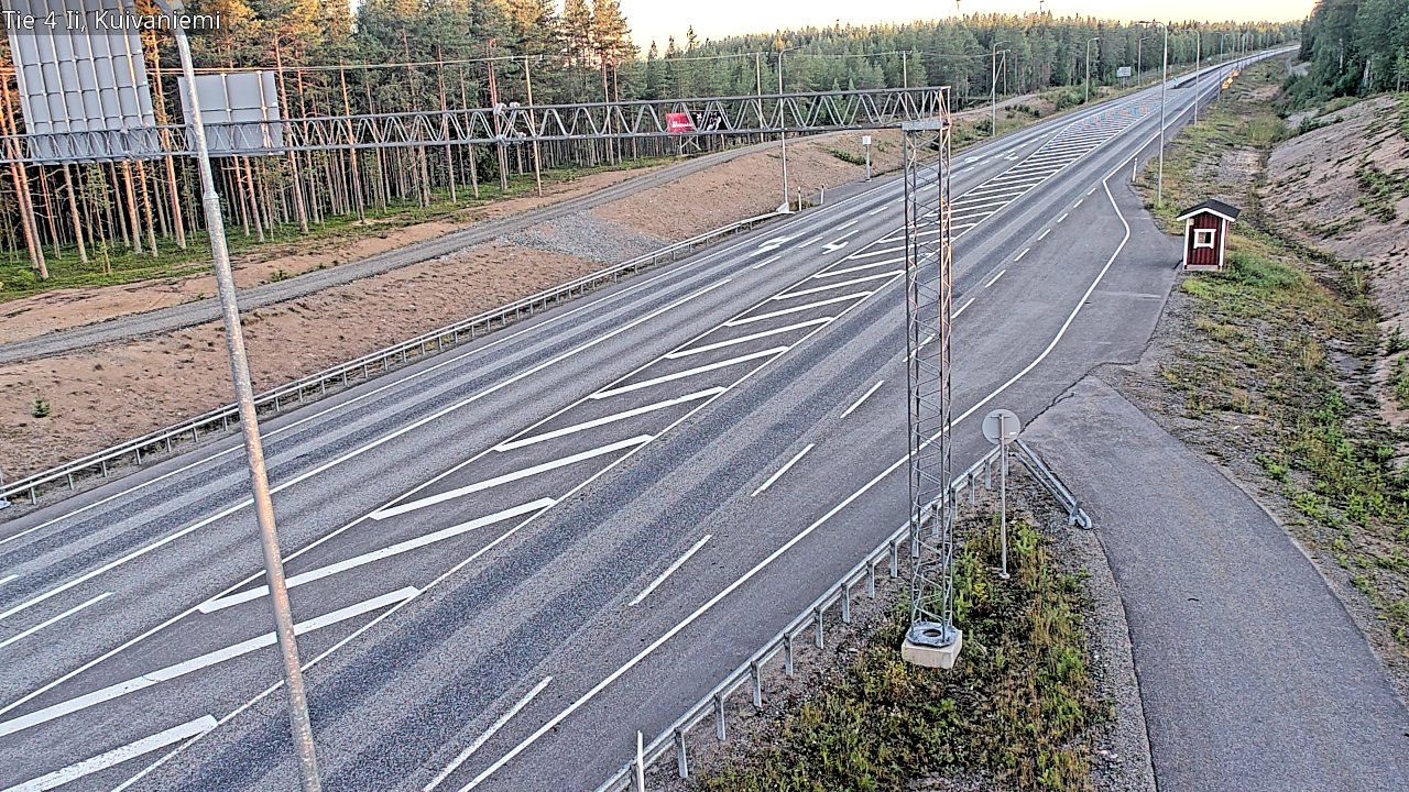 Weather Camera Image Väg 4 Ii, Kuivaniemi, Ii, Pohjois-Pohjanmaa