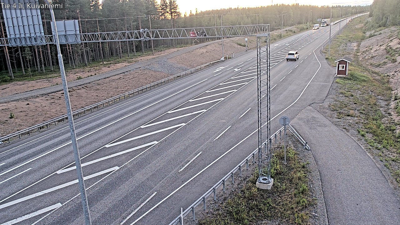 Weather Camera Image Väg 4 Ii, Kuivaniemi, Ii, Pohjois-Pohjanmaa