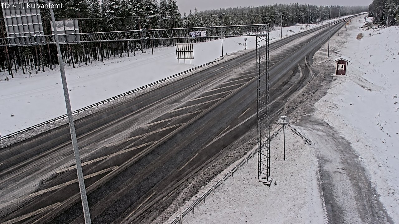 Weather Camera Image Väg 4 Ii, Kuivaniemi, Ii, Pohjois-Pohjanmaa
