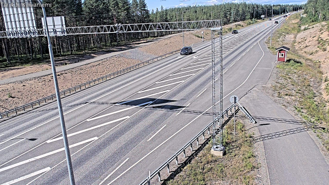 Weather Camera Image Väg 4 Ii, Kuivaniemi, Ii, Pohjois-Pohjanmaa
