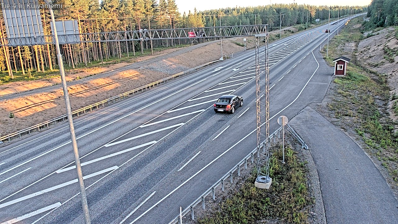 Weather Camera Image Väg 4 Ii, Kuivaniemi, Ii, Pohjois-Pohjanmaa