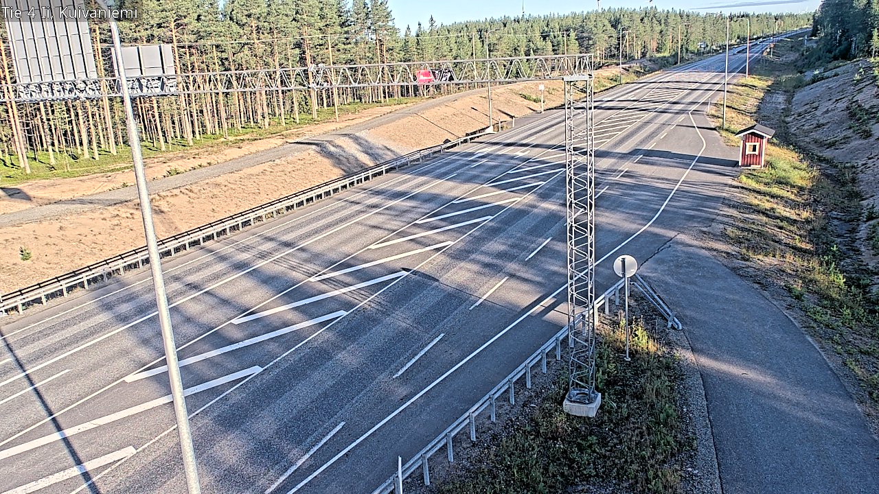 Weather Camera Image Väg 4 Ii, Kuivaniemi, Ii, Pohjois-Pohjanmaa