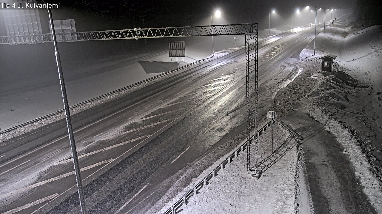 Weather Camera Image Väg 4 Ii, Kuivaniemi, Ii, Pohjois-Pohjanmaa