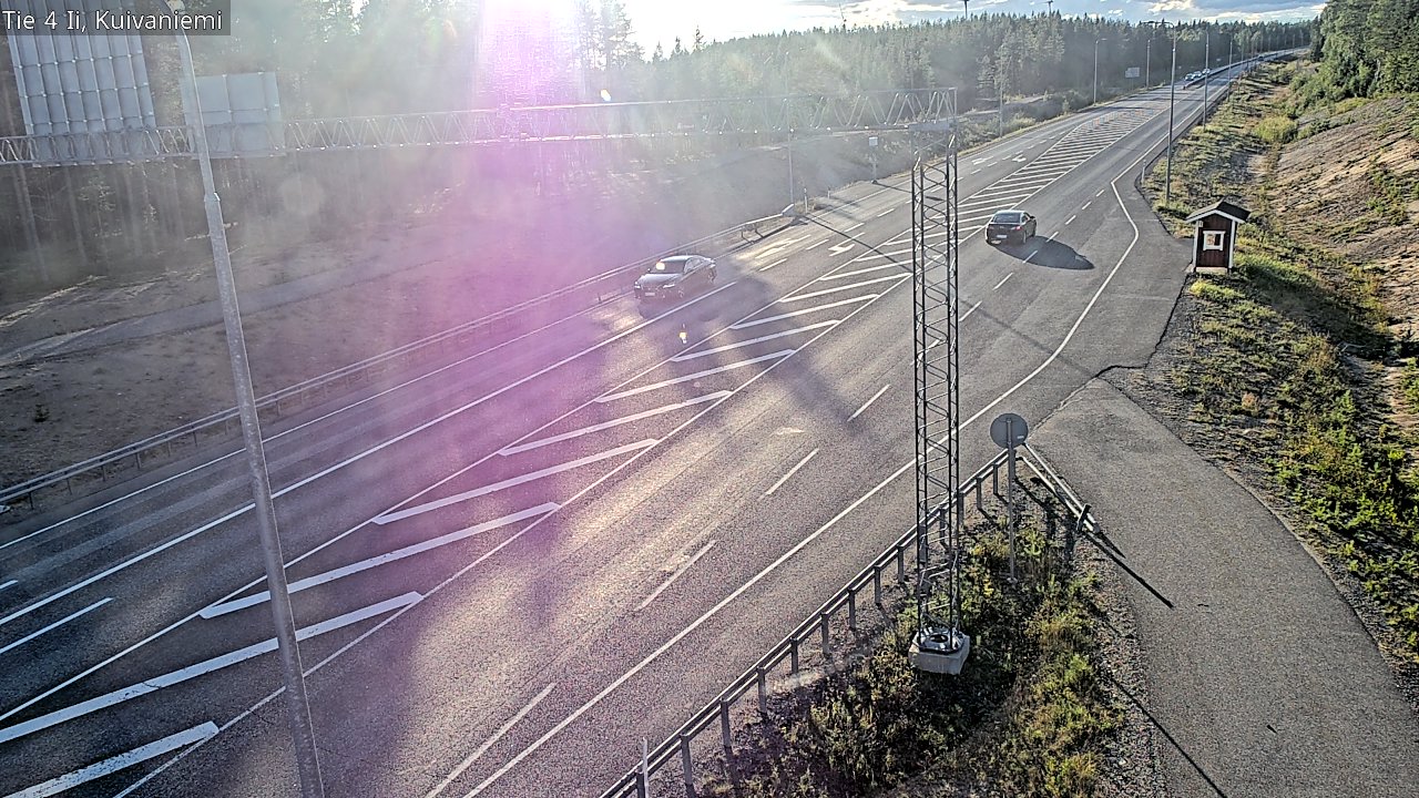 Weather Camera Image Väg 4 Ii, Kuivaniemi, Ii, Pohjois-Pohjanmaa