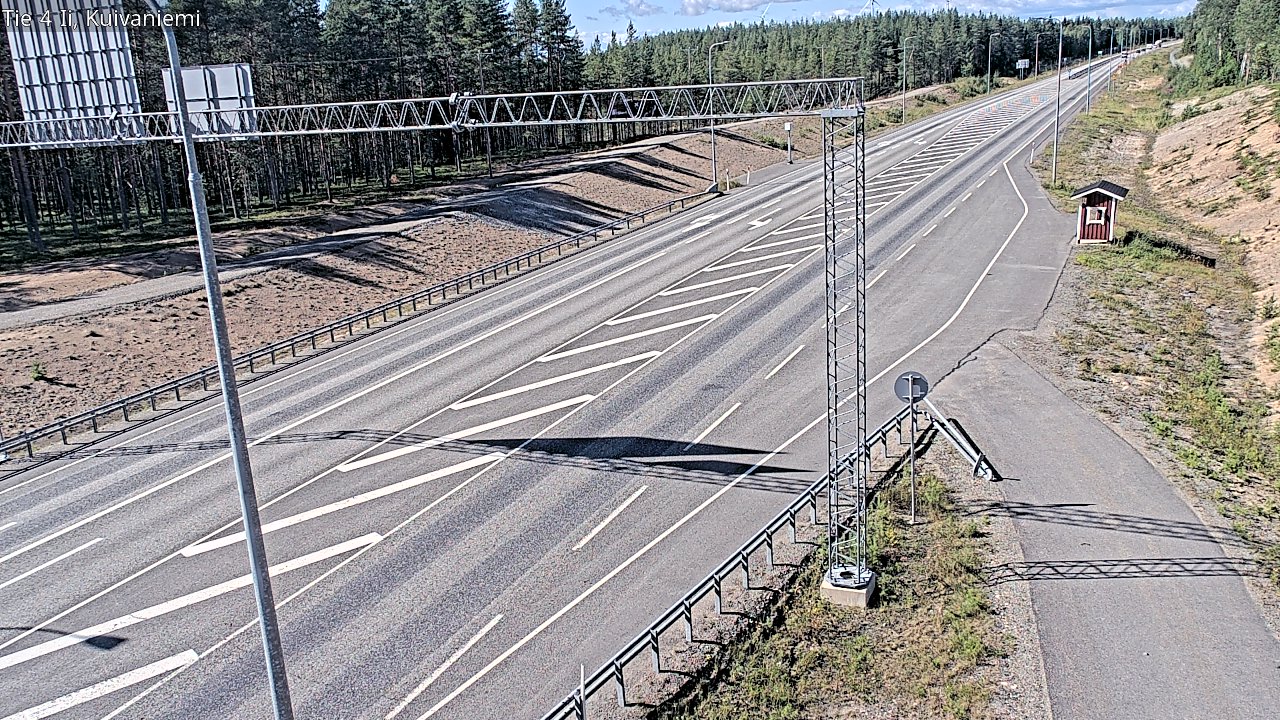Weather Camera Image Väg 4 Ii, Kuivaniemi, Ii, Pohjois-Pohjanmaa