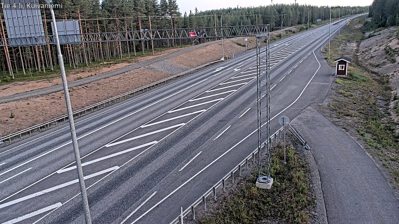 Weather Camera Image Väg 4 Ii, Kuivaniemi, Ii, Pohjois-Pohjanmaa
