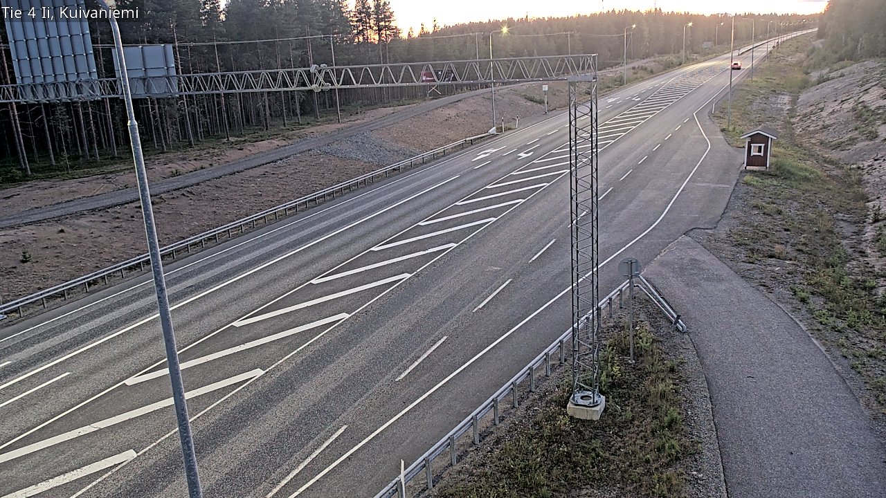 Weather Camera Image Väg 4 Ii, Kuivaniemi, Ii, Pohjois-Pohjanmaa