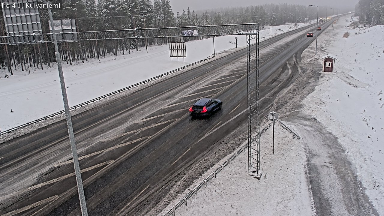 Weather Camera Image Väg 4 Ii, Kuivaniemi, Ii, Pohjois-Pohjanmaa