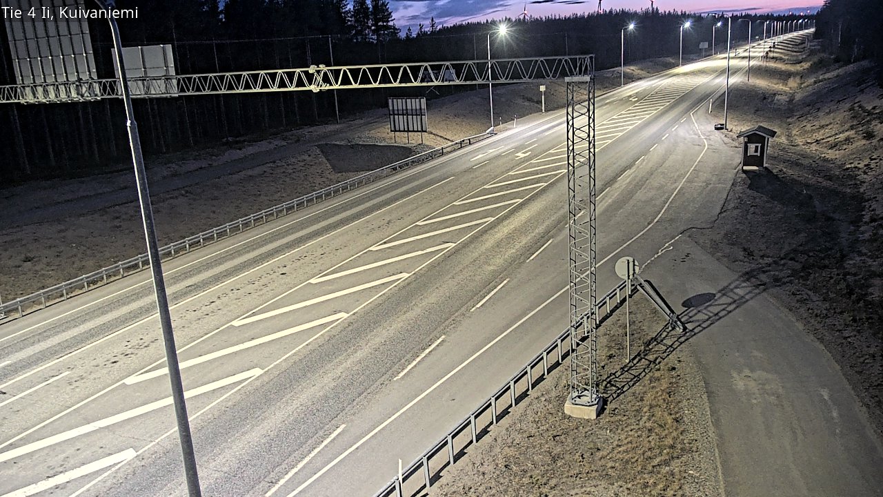 Weather Camera Image Väg 4 Ii, Kuivaniemi, Ii, Pohjois-Pohjanmaa
