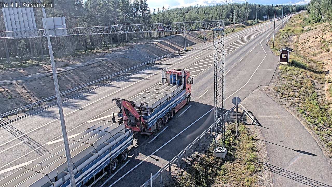 Weather Camera Image Väg 4 Ii, Kuivaniemi, Ii, Pohjois-Pohjanmaa