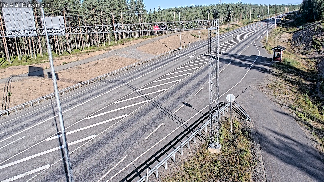 Weather Camera Image Väg 4 Ii, Kuivaniemi, Ii, Pohjois-Pohjanmaa